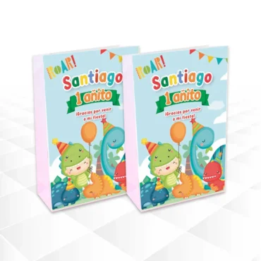 Dinosaurios Bolsitas de papel Código: DNS-008