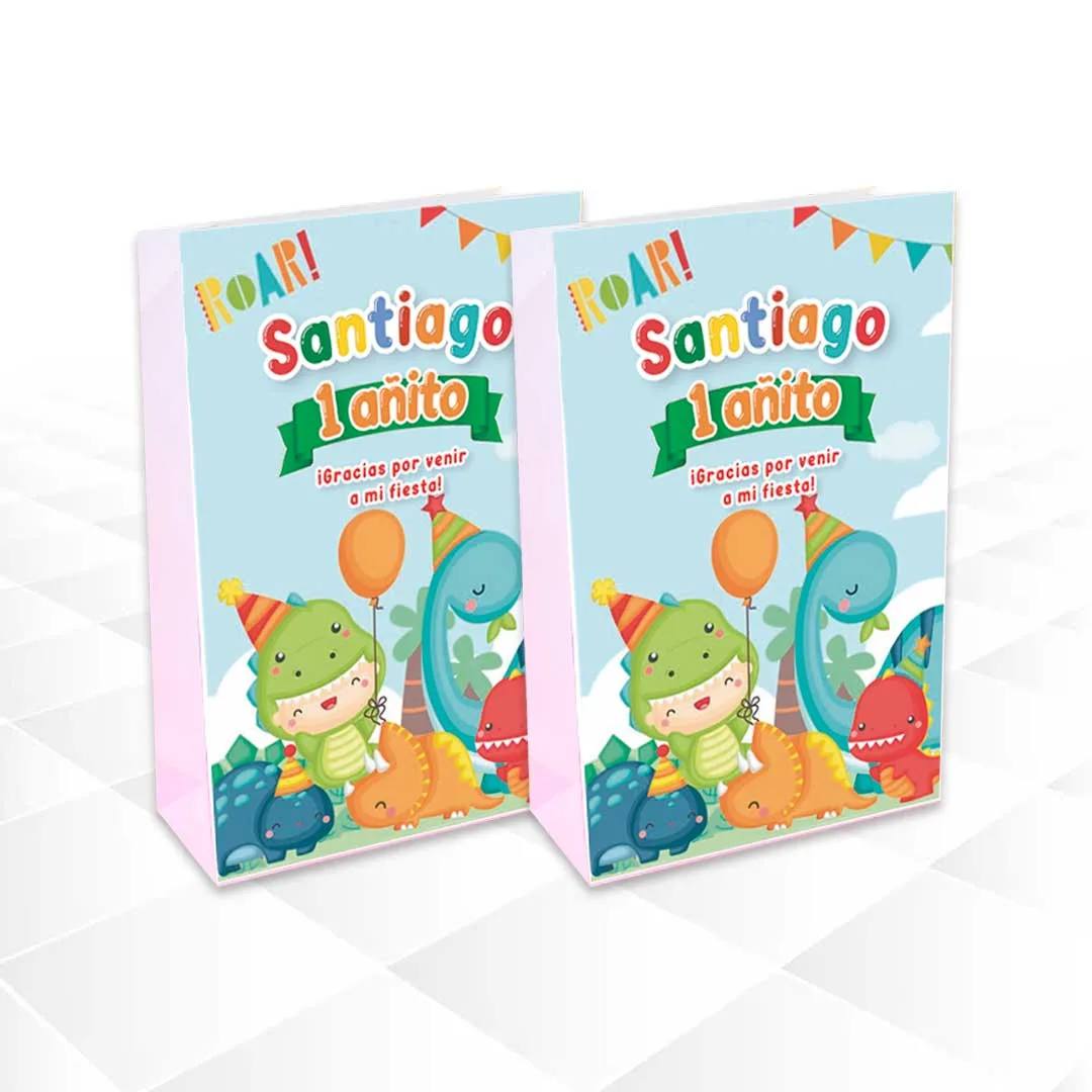 Dinosaurios Bolsitas de papel Código: DNS-008